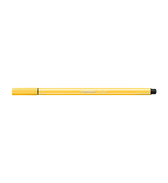 Marcador, Pen 68, Punta 1.0 mm, Amarillo, Unidad